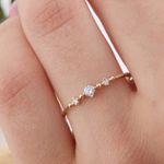 Anel de Noivado Senador Canedo 0,14 Pts