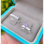 Combo + Trio Alianças Baratas Betim 2,5mm Solitário Lilas