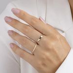 Combo + Kit Aliança Gyn 1,5mm + Anel Brinde Folheado