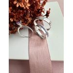 Combo + Trio Alianças Baratas Ceilândia 4mm Solitário Roxo