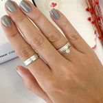 Combo + Trio Alianças Baratas Ribeirão das Neves 5mm Solitário Branco