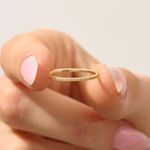 Aliança Unitária 1,5mm em Ouro 18k e Casamento Gyn 