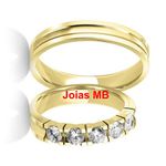 Alianças Capim Dourado Shopping 4mm