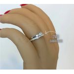 Alianças de Prata Vitória 2mm