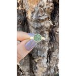 Anel em Ouro 18K com Esmeraldas Naturais Cravejadas – Elegância e Brilho Único