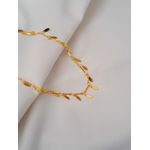 Colar Choker folhinhas 