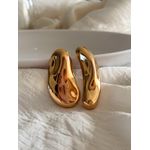 Brinco Biju Orgânico Médio Elegante 