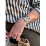 Bracelete estilo Boho zirconia azul