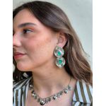 Brinco Boho Zirconia Azul