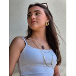 Brinco Biju horganico marrom 