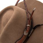 SUPORTE PARA CHAPÉU EM COURO LEGÍTIMO