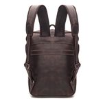 MOCHILA CALIFÓRNIA DON MATUTO EM COURO LEGITMO CAFÉ