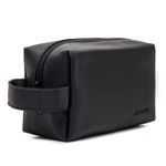 NECESSAIRE CLASSIC EM COURO PRETO