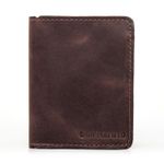 CARTEIRA SLIM VERTICAL CLASSIC CAFÉ