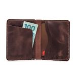 CARTEIRA SLIM VERTICAL CLASSIC CAFÉ