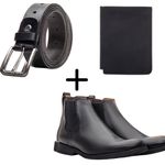 KIT 3 | BOTA + CARTEIRA + CINTO
