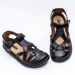 Sapatilha Feminina em Couro Preto 4006 Jota Flex