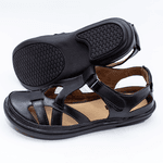 Sapatilha Feminina em Couro Preto 4006 Jota Flex