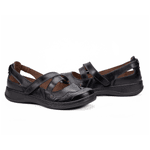Sapatilha Feminina Couro Preto 4008 Jota Flex