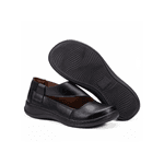 Sapatilha Feminina Couro Preto 4002 Jota Flex