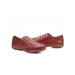 Tênis Casual em Couro Vermelho 901 Jota Flex
