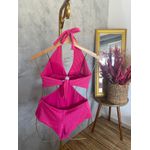 Maiô Plus Size Cut Out Rosa Pink 0160.05 Rosa Pink