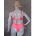 Biquini Meia Taça Caribe Coral fio duplo regulagem 0138.64