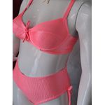 Biquini Meia Taça Caribe Coral fio duplo regulagem 0138.64