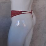 Calcinha Renda Fio Sexy Vermelha 010.02