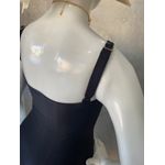 Maiô Plus Size Sereia Preto com regulagem nas alças e bojo removível 0167.01