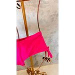 Biquíni Plus Size Cortininha Rosa Neon com onça 0116.09