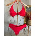 Biquíni Plus Size Aro Único Fio Duplo Vermelho 0107.62