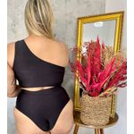 Biquíni Plus Size Nula Manga Preto com Hot pant conforto 0112.04 Preto