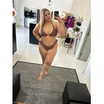 Biquíni Plus Size Cortininha Marrom 0116.11 Marrom