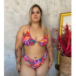 Biquíni Plus Size Aro Único Fio Duplo Colorido 0107.63 Multicolorido