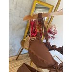 Biquini Meia Taça Caribe Marrom com corrente tartaruga fio duplo regulagem 0138.77 Marrom