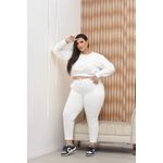 Moletom Plus Size Felpudo Off White 0400.03