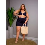 Short Plus Size Preto 0182.02
