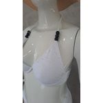 Biquíni Plus Size Aro Único Branco Texturizado detalhe na alça com fio duplo 0107.54