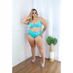 Biquini Meia Taça Leblon Azul Tame fio Duplo 0133.15