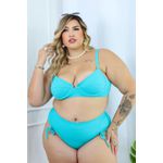 Biquini Meia Taça Leblon Azul Tame fio Duplo 0133.15