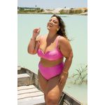 Biquíni Plus Size Faixa Rosa Blush