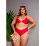 Biquíni Plus Size Aro Único Fio Duplo Cereja 0107.34