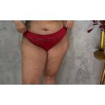 Calcinha Renda Fio Sexy Vermelha 010.02