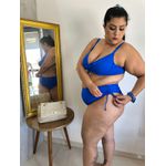 Biquini Meia Taça Caribe Azul fio duplo regulagem 