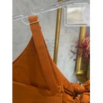 Biquini Plus Size Top Retrô Terracota com calcinha hot pant 0128.09