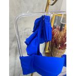 Biquíni Plus Size Alça Removível Azul com calcinha laço 0129.16