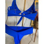 Biquíni Plus Size Aro Único Fio Duplo Azul Royal 0107.61