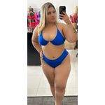 Biquíni Plus Size Aro Único Fio Duplo Azul Royal 0107.61