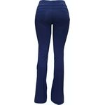 Calça Flare Feminina Adulto Suplex Power Marinho